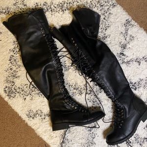 Over the knee boot